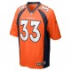 Denver Broncos Javonte Williams 33 Nike Orange 2021 Draft NFL Jersey