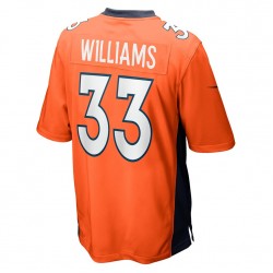 Denver Broncos Javonte Williams 33 Nike Orange 2021 Draft NFL Jersey