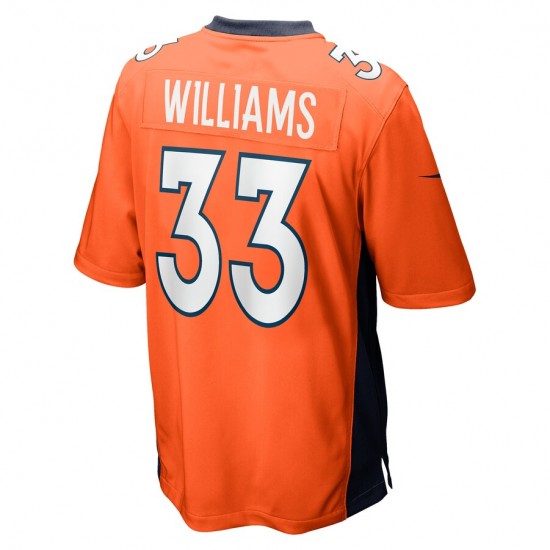 Denver Broncos Javonte Williams 33 Nike Orange 2021 Draft NFL Jersey