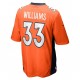 Denver Broncos Javonte Williams 33 Nike Orange 2021 Draft NFL Jersey