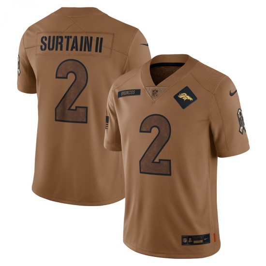 Denver Broncos Patrick Surtain II 2 Nike 2023 Salute To Service NFL Jersey