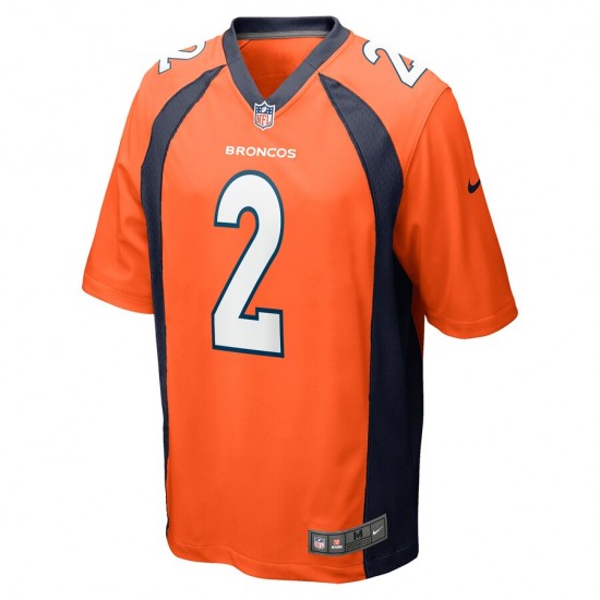 Denver Broncos Patrick Surtain II 2 Nike Orange 2021 Draft NFL Jersey