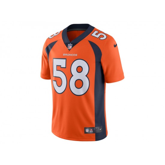 Denver Broncos Von Miller 58 Nike Orange NFL Jersey