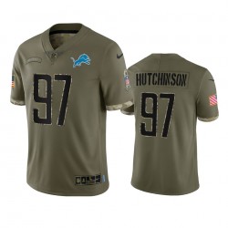 Detroit Lions Aidan Hutchinson 97 Nike 2022 Salute to Service NFL Jersey Detroit Lions Aidan Hutchinson 97 Nike 2022 Salute to Service NFL Jersey