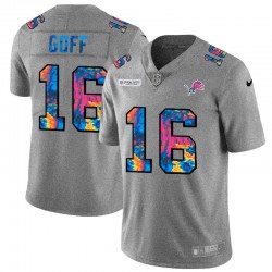 Detroit Lions Jared Goff 16 Nike 2020 Multicolor Grey NFL Jersey Detroit Lions Jared Goff 16 Nike 2020 Multicolor Grey NFL Jersey