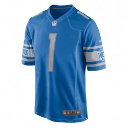 Detroit Lions Penei Sewell 1 Nike Blue 2021 Draft NFL Jersey