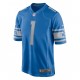 Detroit Lions Penei Sewell 1 Nike Blue 2021 Draft NFL Jersey