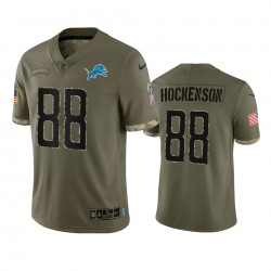 Detroit Lions T J Hockenson 88 Nike 2022 Salute to Service NFL Jersey Detroit Lions T J Hockenson 88 Nike 2022 Salute to Service NFL Jersey