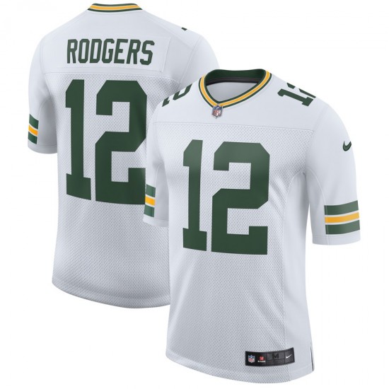 Green Bay Packers Aaron Rodgers 12 Nike White NFL Jersey