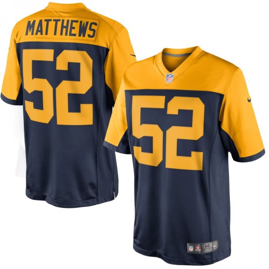 Green Bay Packers Clay Matthews 52 Nike Alternate NFL Jersey