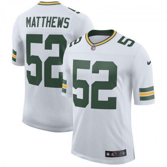 Green Bay Packers Clay Matthews 52 Nike White NFL Jersey