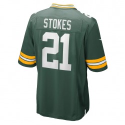 Green Bay Packers Eric Stokes 21 Nike Green 2021 Draft NFL Jersey