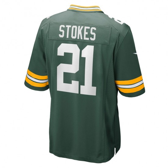 Green Bay Packers Eric Stokes 21 Nike Green 2021 Draft NFL Jersey