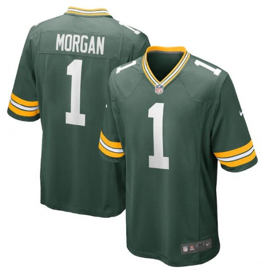 Green Bay Packers Jordan Morgan Nike Green 2024 Draft NFL Jersey
