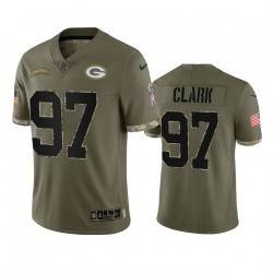 Green Bay Packers Kenny Clark 97 Nike 2022 Salute to Service NFL Jersey Green Bay Packers Kenny Clark 97 Nike 2022 Salute to Service NFL Jersey