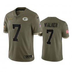 Green Bay Packers Quay Walker 7 Nike 2022 Salute to Service NFL Jersey Green Bay Packers Quay Walker 7 Nike 2022 Salute to Service NFL Jersey