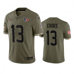 Houston Texans Brandin Cooks 13 Nike 2022 Salute to Service NFL Jersey Houston Texans Brandin Cooks 13 Nike 2022 Salute to Service NFL Jersey