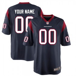 Houston Texans Custom Nike Blue NFL Jersey Houston Texans Custom Nike Blue NFL Jersey