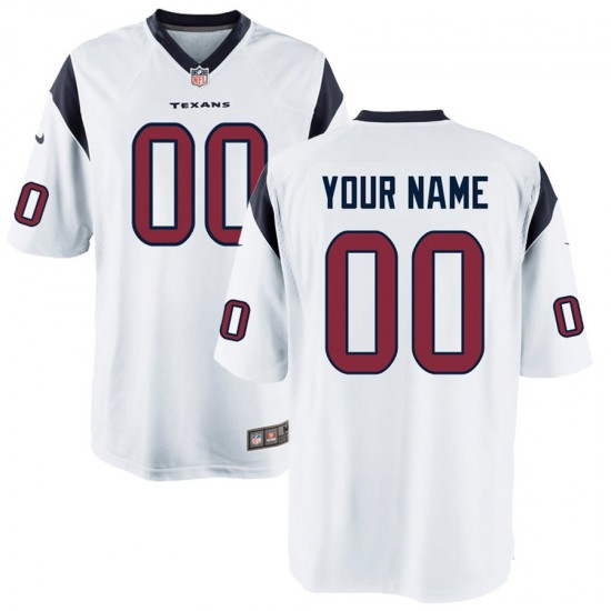 Houston Texans Custom Nike White NFL Jersey