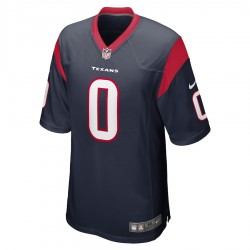 Houston Texans Davis Mills 0 Nike Navy 2021 Draft NFL Jersey