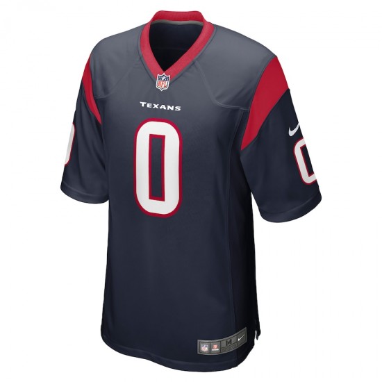 Houston Texans Davis Mills 0 Nike Navy 2021 Draft NFL Jersey