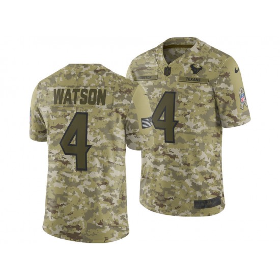 Houston Texans DeShaun Watson 4 Nike Salute To Service NFL Jersey