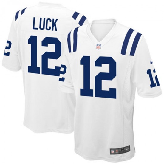 Indianapolis Colts Andrew Luck 12 Nike White NFL Jersey