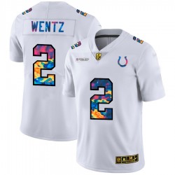 Indianapolis Colts Carson Wentz 2 Nike 2020 Multicolor White NFL Jersey Indianapolis Colts Carson Wentz 2 Nike 2020 Multicolor White NFL Jersey
