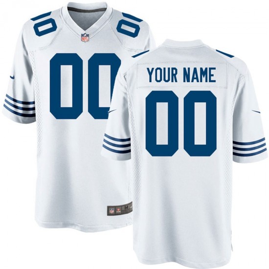 Indianapolis Colts Custom Nike White NFL Jersey