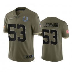 Indianapolis Colts Darius Leonard 53 Nike 2022 Salute to Service NFL Jersey Indianapolis Colts Darius Leonard 53 Nike 2022 Salute to Service NFL Jersey