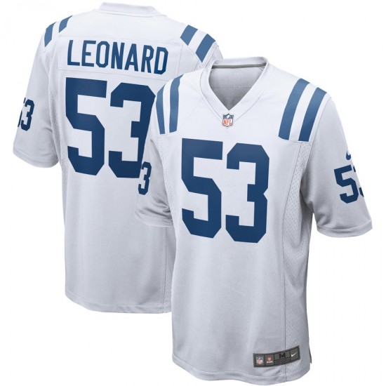 Indianapolis Colts Darius Leonard 53 Nike White NFL Jersey