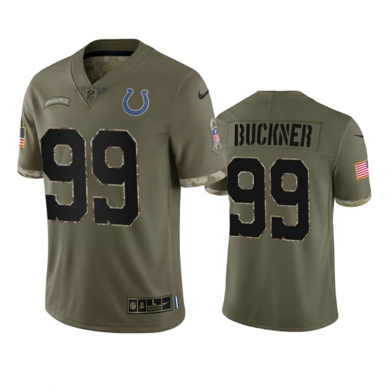 Indianapolis Colts DeForest Buckner 99 Nike 2022 Salute to Service NFL Jersey