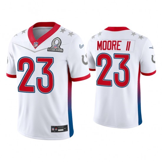 Indianapolis Colts Kenny Moore II 23 Nike White 2022 AFC Pro Bowl NFL Jersey