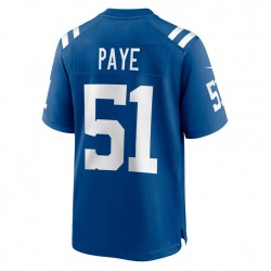 Indianapolis Colts Kwity Paye 51 Nike Royal 2021 Draft NFL Jersey