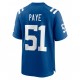 Indianapolis Colts Kwity Paye 51 Nike Royal 2021 Draft NFL Jersey