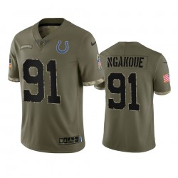 Indianapolis Colts Yannick Ngakoue 91 Nike 2022 Salute to Service NFL Jersey Indianapolis Colts Yannick Ngakoue 91 Nike 2022 Salute to Service NFL Jersey