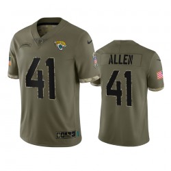 Jacksonville Jaguars Josh Allen 41 Nike 2022 Salute to Service NFL Jersey Jacksonville Jaguars Josh Allen 41 Nike 2022 Salute to Service NFL Jersey