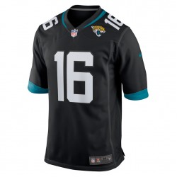 Jacksonville Jaguars Trevor Lawrence 16 Nike Black 2021 Draft NFL Jersey