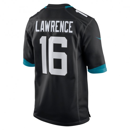 Jacksonville Jaguars Trevor Lawrence 16 Nike Black 2021 Draft NFL Jersey
