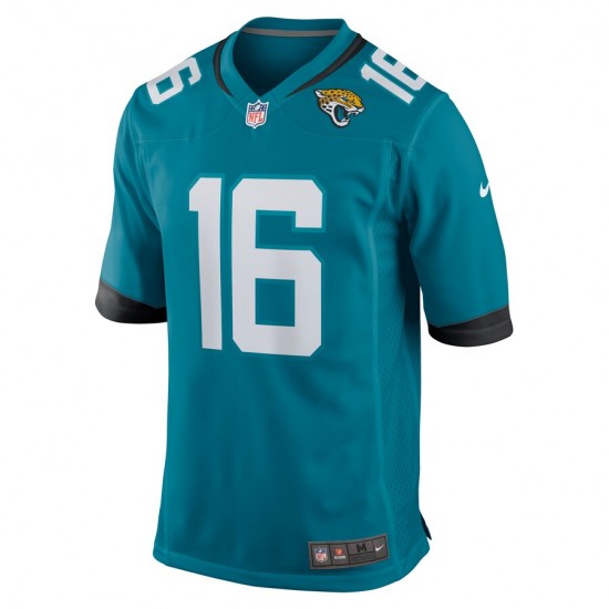 Jacksonville Jaguars Trevor Lawrence 16 Nike Teal 2021 Draft NFL Jersey
