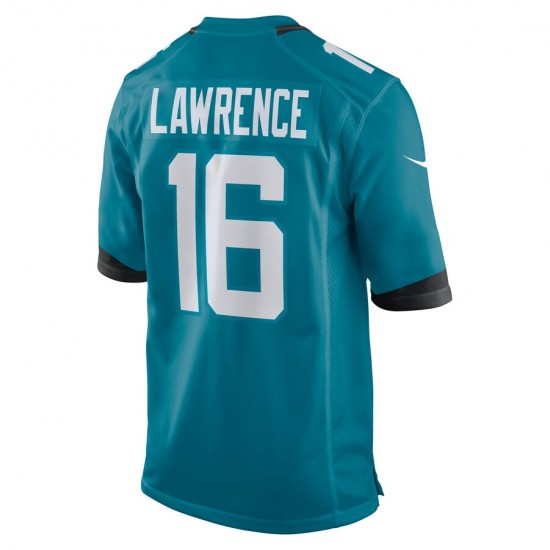 Jacksonville Jaguars Trevor Lawrence 16 Nike Teal 2021 Draft NFL Jersey