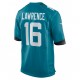 Jacksonville Jaguars Trevor Lawrence 16 Nike Teal 2021 Draft NFL Jersey