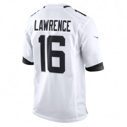 Jacksonville Jaguars Trevor Lawrence 16 Nike White 2021 Draft NFL Jersey
