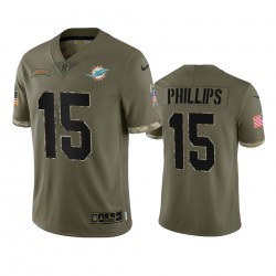 Jaelan Phillips Miami Dolphins 15 Nike 2022 Salute to Service NFL Jersey Jaelan Phillips Miami Dolphins 15 Nike 2022 Salute to Service NFL Jersey