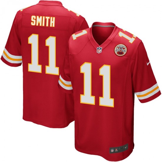 Kansas City Chiefs Alex Smith 11 Nike Red NFL Jersey