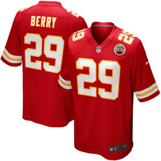 Kansas City Chiefs Eric Berry 29 Nike Red NFL Jersey