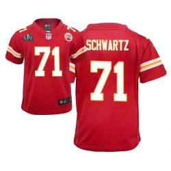 Kansas City Chiefs Mitchell Schwartz 71 Nike Red 2021 Super Bowl LV NFL Jersey Kansas City Chiefs Mitchell Schwartz 71 Nike Red 2021 Super Bowl LV NFL Jersey