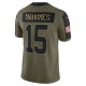 Kansas City Chiefs Patrick Mahomes 15 Nike 2021 Salute to Service NFL Jersey