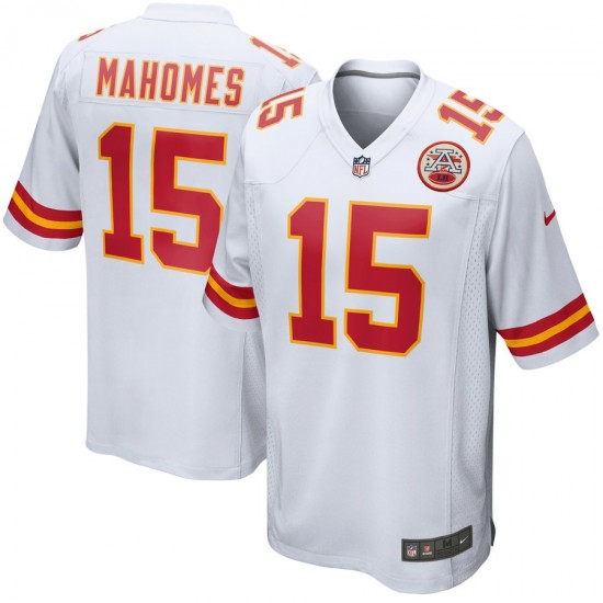 Kansas City Chiefs Patrick Mahomes 15 Nike White NFL Jersey