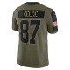 Kansas City Chiefs Travis Kelce 87 Nike 2021 Salute to Service NFL Jersey